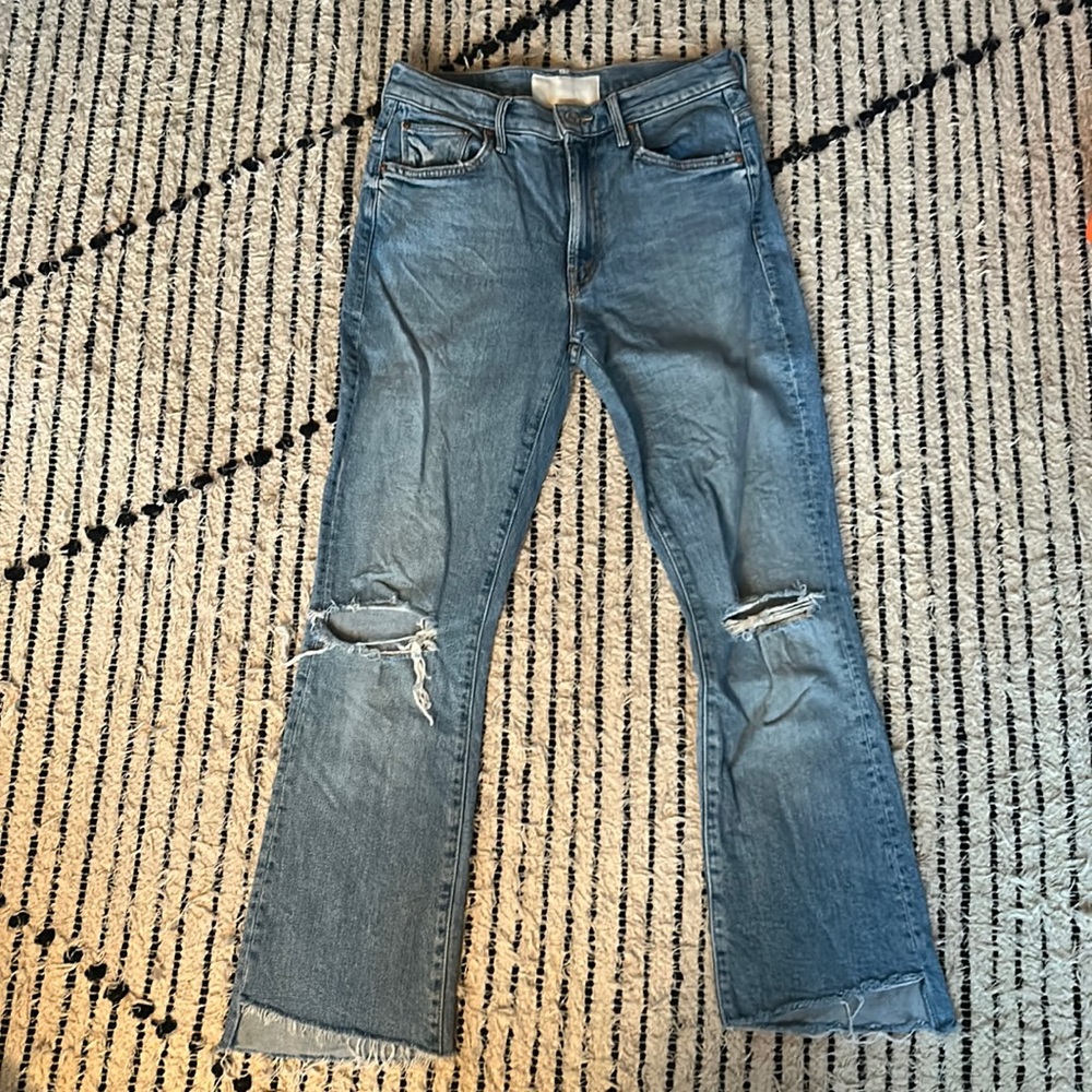 Mother Superior Insider crop step fray, size 26